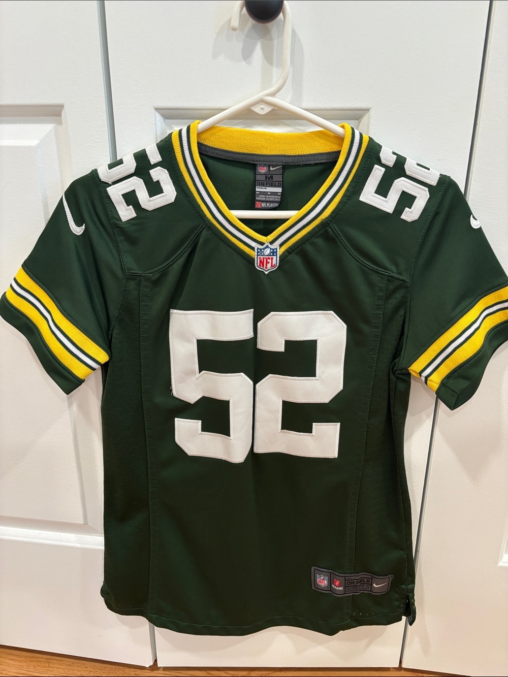 Green Bay Packers #52 NFL Jersey - Green and White- Clay Matthews Size M